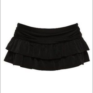 Torrid black swim skirt